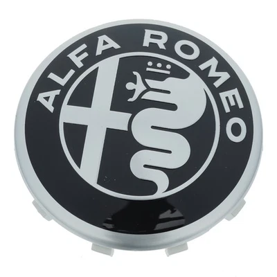 TAMPA DE CENTRO DE RODA GENUÍNA ALFA ROMEO 16-25 GIULIA STELVIO OE NOVA 68311633AA - Imagem 1 de 4
