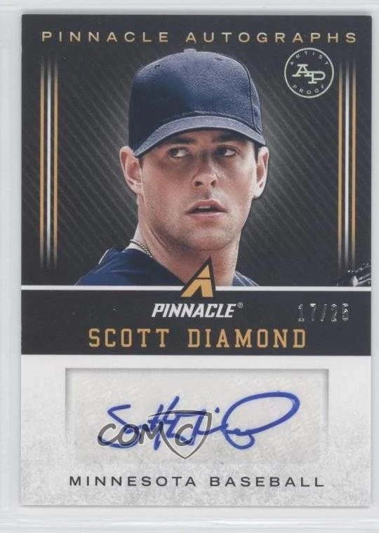 Panini Pinnacle 2013 prueba de artista automático/25 Scott Diamond #SD automático Foto 1 de 2