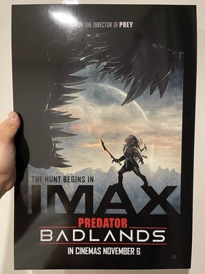 Predator Badlands 2025 Official Exclusive IMAX Mini Poster 13x19 Cinema Merch - Bild 1 von 4