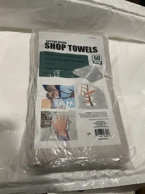 Paquete de 50 toallas de tienda tejido mezcla algodón 14" X 13" Foto 1 de 4
