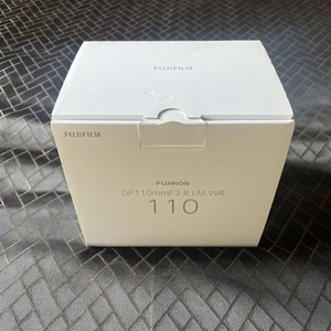 BOX POUCH & MANUAL ONLY Fuji Fujinon GF110mm f2 MINT CONDITION - Picture 1 of 18