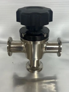 NC NOR-CAL PRODUCTS KF-25 3-WAY MANUAL VACUUM VALVE - Picture 1 of 5