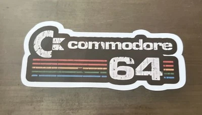 Commodore C64 Aufkleber Retro Vintage - Neu - Bild 1 von 2