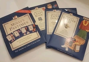 American Girl Molly's Pastimes Paperdolls Theater Kit Craft Book NO Cookbook - Picture 1 of 9