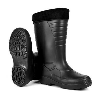 Gummistiefel Herren gefüttert Thermo Gartenstiefel Arbeitsstiefel Winterstiefel - Bild 1 von 4