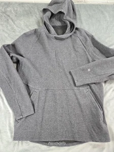 Lululemon Pullover Sudadera con Capucha Para Hombres Grande Texturizado Polar Sudadera con Capucha Bolsillos - Imagen 1 de 9