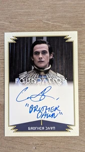 2025 Foundation Season 1&2 Inscription Autograph Cassian Bilton As Brother Dawn - Bild 1 von 2
