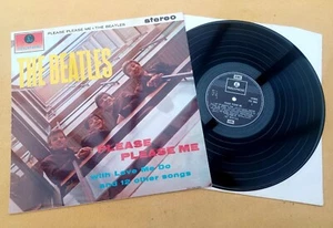 BEATLES " PLEASE PLEASE ME "SUPERB UK 2 BOX STEREO LP PATHE MARCONI CONTRACT pg - Bild 1 von 10