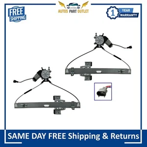 New Front Power Window Regulator w/ Motor Pair Set For 2005-2011 Dodge Ram - Picture 1 of 7