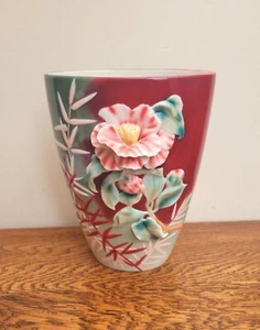 Franz Porcelain Vase FZ00717 Enchanted Garden Far East Beauty - Picture 1 of 8