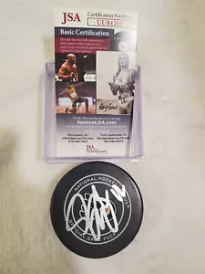 SIMON GAGNE signed FLYERS official game puck JSA COA - Picture 1 of 2