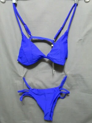 ZAFUL Mujer Elástico 82% Poliamida 18% Elastano Azul 2 Piezas Bikini TALLA M 6 NUEVO Foto 1 de 4