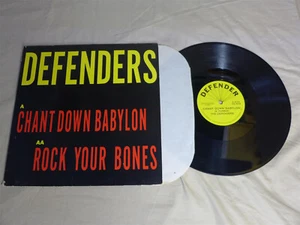 DEFENDERS Chant Down Babylon/Rock Your Bones - 1989 Clinton Fearon Reggae Vinyl - Imagen 1 de 4