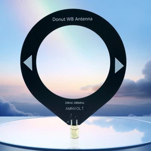 10khz-180mhz Donut WB Antenna MW/SW Antenna Mini Ring Antenna Module (Black) - Zdjęcie 1 z 9