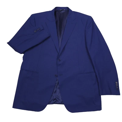 Traje Chaqueta de Lana Canali Siena Azul Tonal Cuadros Para Hombre Talla 46R (Italia 56R) Foto 1 de 4