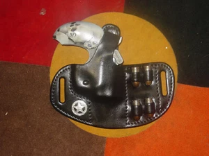 Bond Arms Roughneck  45 ACP Lthr holster star and ammo holder black made in USA - Picture 1 of 4