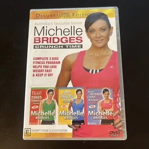 Michelle Bridges Crunch Time: Toned Terrific / Circuit / Cardio Kicker DVD - Picture 1 of 5