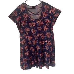 Blusa boxer Joe usada para mujer para cubrir salón dormir floral talla XL cómoda - Imagen 1 de 9