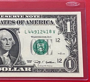 2009 $1 Dollar Bill FRN, ( SAN FRANCISCO L ) UNCIRCULATED BANKNOTE. - Picture 1 of 3