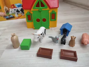 Playmobil 123 Zug Arche Noah Schiff Bauernhof Haus 3 Sets 1.2.3. konvolut - Bild 1 von 11
