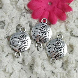Kostenloser Versand 28 Stck. Antik Silber Muschel Verbinder 23 x 15 mm H-840 - Bild 1 von 4