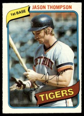 1980 O-Pee-Chee Jason Thompson Detroit Tigers #83 - Image 1 of 2