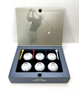 NBC Cable Networks Pack Of 6 Callaway Red CB1. #1 Golf Balls. - Picture 1 of 8