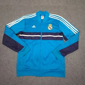 Real Madrid Jacket Mens SMALL blue adidas football 2012-13 anthem Size S - Picture 1 of 23