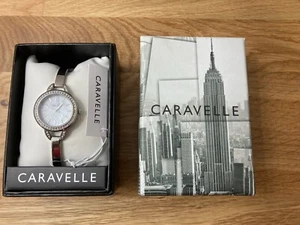NWT! CARAVELLE New York by Bulova Ladies Wristwatch Analog NIB 43L166 Quartz - Picture 1 of 4