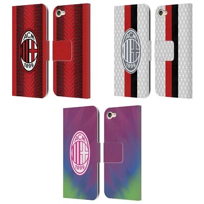 OFFICIAL AC MILAN 2023/24 CREST KIT LEATHER BOOK CASE FOR APPLE iPOD TOUCH MP3 - Image 1 of 4