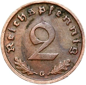 German 3. Reich-J. 362 coin 2 Reichspfennig 1940 G-conservation! - Picture 1 of 2