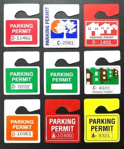 ⭐ (READ!!) ⭐ PARKING PERMIT REPLACEMENT MIRROR HANG TAG REAL/BEST QUALITY CHOOSE - Picture 1 of 10