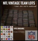 NFL Vintage Sets Break Lot Mid-Range, Commons, 120-174 Cards PLEASE READ