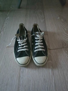 Converse ALL STAR anni '80 originali basse nera taglia 40 senza scatola - Foto 1 di 6