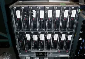 HP C7000 Server Blade Enclosure-16x BL465C G7 Proliant-512 Cores-2TB RAM-8Gb FC - Bild 1 von 1