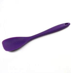 Chef Craft Premium Sturdy Colorful Silicone 11.25" Mixing Spoon Spatula, Purple - Picture 1 of 1