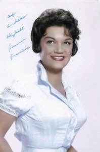 Connie Francis UH Für Andreas orig sign signed signet Autogramm Autograph 6498 C - Bild 1 von 1