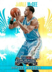 JAVALE MCGEE 2013-14 Panini Crusade TEAL /249 Nuggets #6