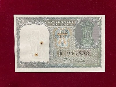 1949 India 1 Rupee KRK Menon, Pick 71a, UNC - Image 1 of 2