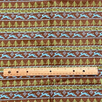 1.8 YD Novelty Sweater Print Fabric Quilting Cotton - Image 1 of 4