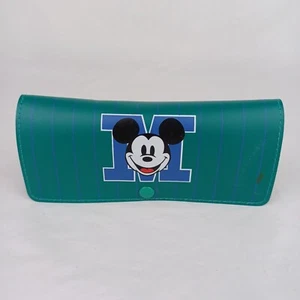 Custodia occhiali Marchon Disney Topolino guscio morbido chiusura a scatto righe verdi - Foto 1 di 11