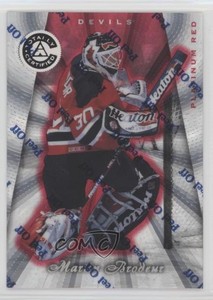 1997-98 Pinnacle Totally Certified Platinum Red /4299 Martin Brodeur #3 HOF