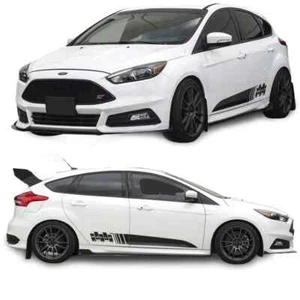 Calcomanía adhesiva Rally Sport carrocería puerta faldón lateral cintura línea rayas para Ford Focus - Imagen 1 de 4