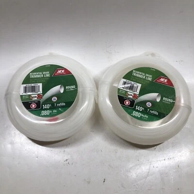 (2 упаковки) Weed Eater Wacker струнный триммер линия газа 0,080 «x 140' ~ новый - Изображение 1 из 3