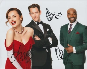 Foto autógrafa 8x10 ámbar Davies ore Oduba Oliver Savile firmada a mano mujer bonita - Imagen 1 de 2