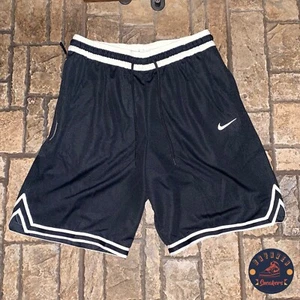 Nike Mens Dri-Fit DNA Basketball Shorts Loose Fit Black White DQ1160-010 NEW L - Picture 1 of 4