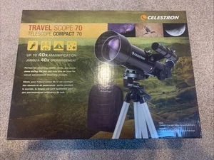 Celestron Travel Scope 70 Portable Telescope Compact Opened Never Used! - Picture 1 of 9