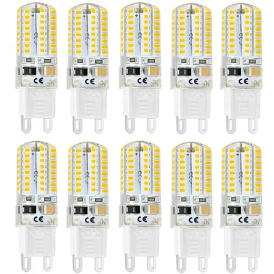 10X G9 LED bulb 3W warm white light Capsule bulbs Replace Halogen lamps AC 230V - Image 1 of 4