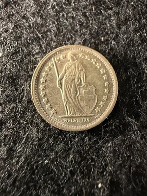 1966B Switzerland 1/2 Franc GREAT SILVER COIN SHIPS FREE KM# 23 - Image 1 of 2