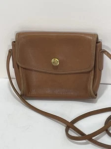 VINTAGE COACH CHRISTIE CROSSBODY SHOULDER BROWN LEATHER Cognac 9892 - Picture 1 of 12